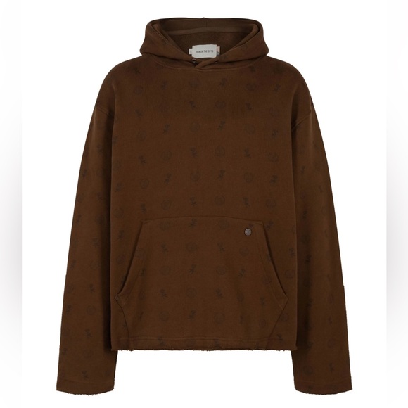 NWT Honor The Gift Raw Edge Cotton Hoodie - Picture 1 of 5